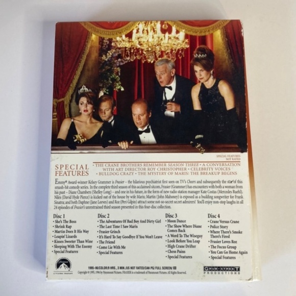 Frasier The Complete Third Season DVD 4 Disc Set - Picture 4 of 7